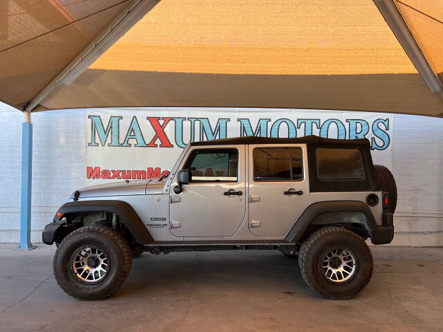 2015 Jeep Wrangler Unlimited for sale at Maxum Motors Limited in Chandler, AZ