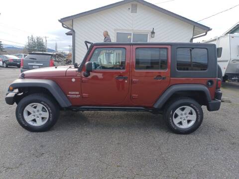 2010 Jeep Wrangler Unlimited for sale at AUTOTRACK INC in Mount Vernon WA