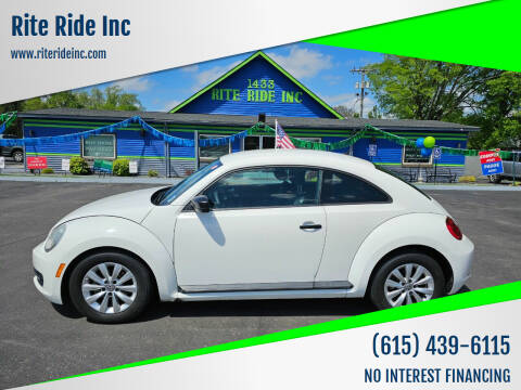 2013 Volkswagen Beetle for sale at Rite Ride Inc in Murfreesboro TN