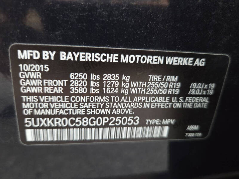 2016 BMW X5 xDrive35i