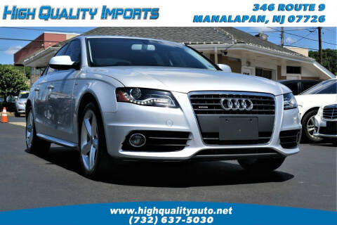 2012 Audi A4 for sale at High Quality Imports in Manalapan NJ