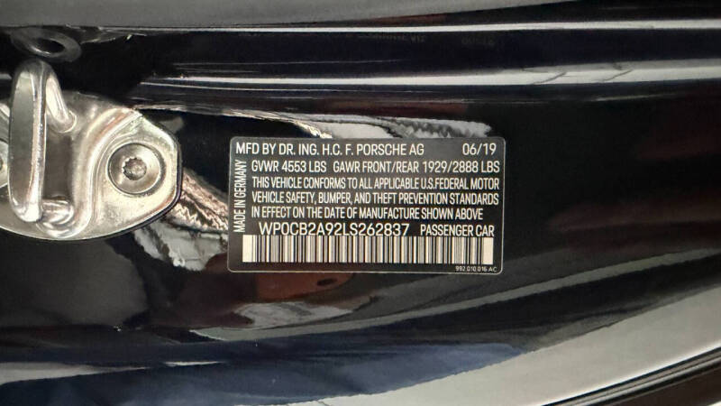 2020 Porsche 911 Carrera 4S