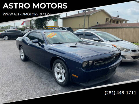 2014 Dodge Challenger for sale at ASTRO MOTORS in Houston TX
