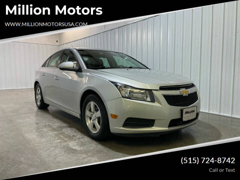 2014 Chevrolet Cruze for sale at Million Motors in Adel IA