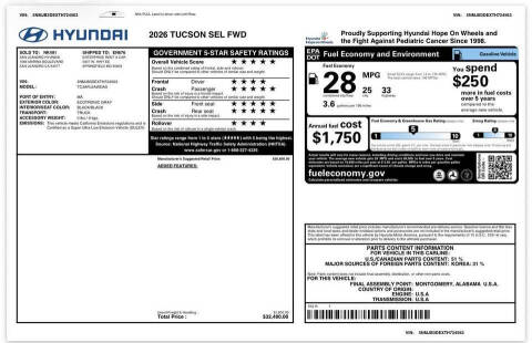 2026 Hyundai Tucson SEL