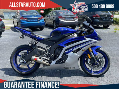 2016 Yamaha YZF-R6 Blue/Silver for sale at All Star Auto  Cycle in Marlborough MA