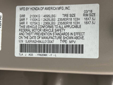 2018 Honda CR-V EX-L