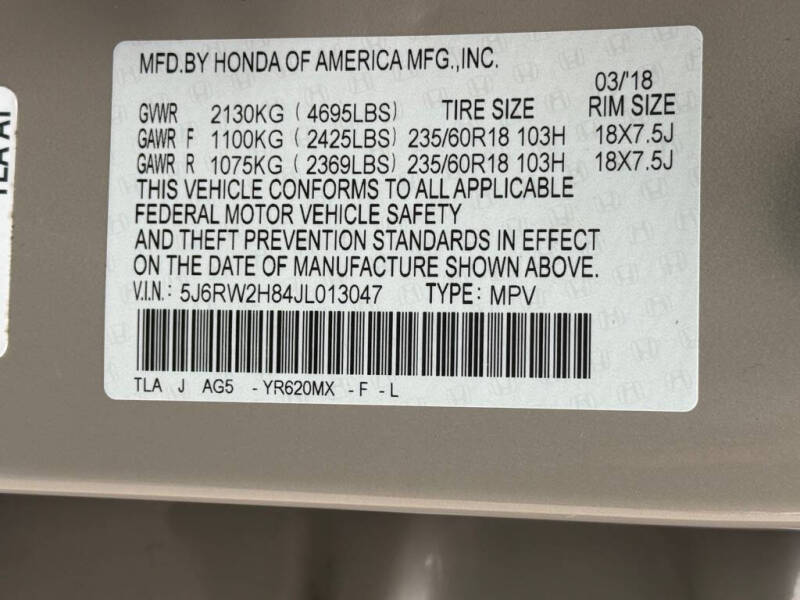 2018 Honda CR-V EX-L