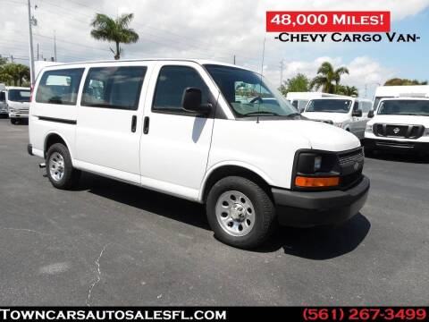 2012 Chevrolet Express for sale at Town Cars Auto Sales in West Palm Beach FL