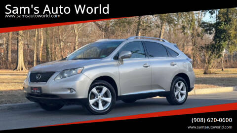 2012 Lexus RX 350 for sale at Sam's Auto World in Roselle NJ