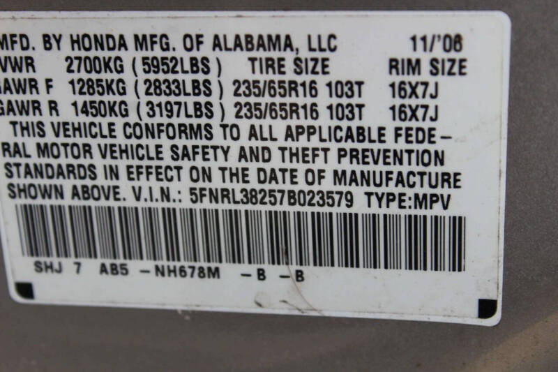 2007 Honda Odyssey LX