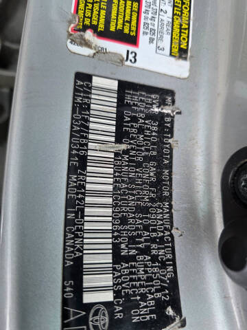 2012 Toyota Corolla LE