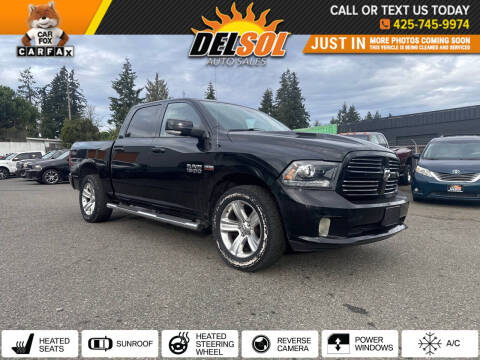 2014 RAM 1500 for sale at Del Sol Auto Sales in Everett WA