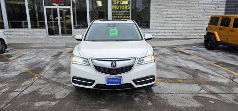 2016 Acura MDX for sale at Eurosport Motors in Evansdale IA