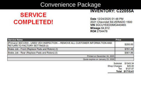 2021 Chevrolet Silverado 1500