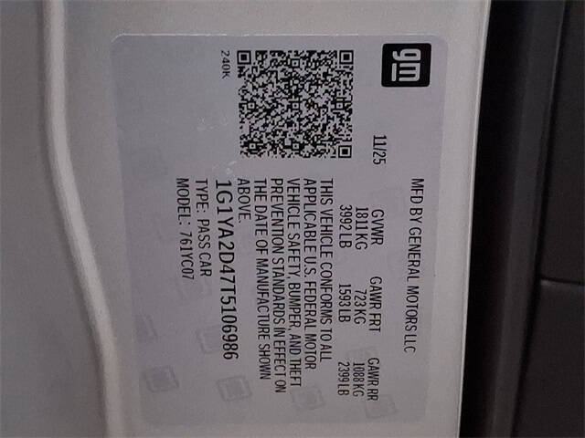 2026 Chevrolet Corvette Stingray