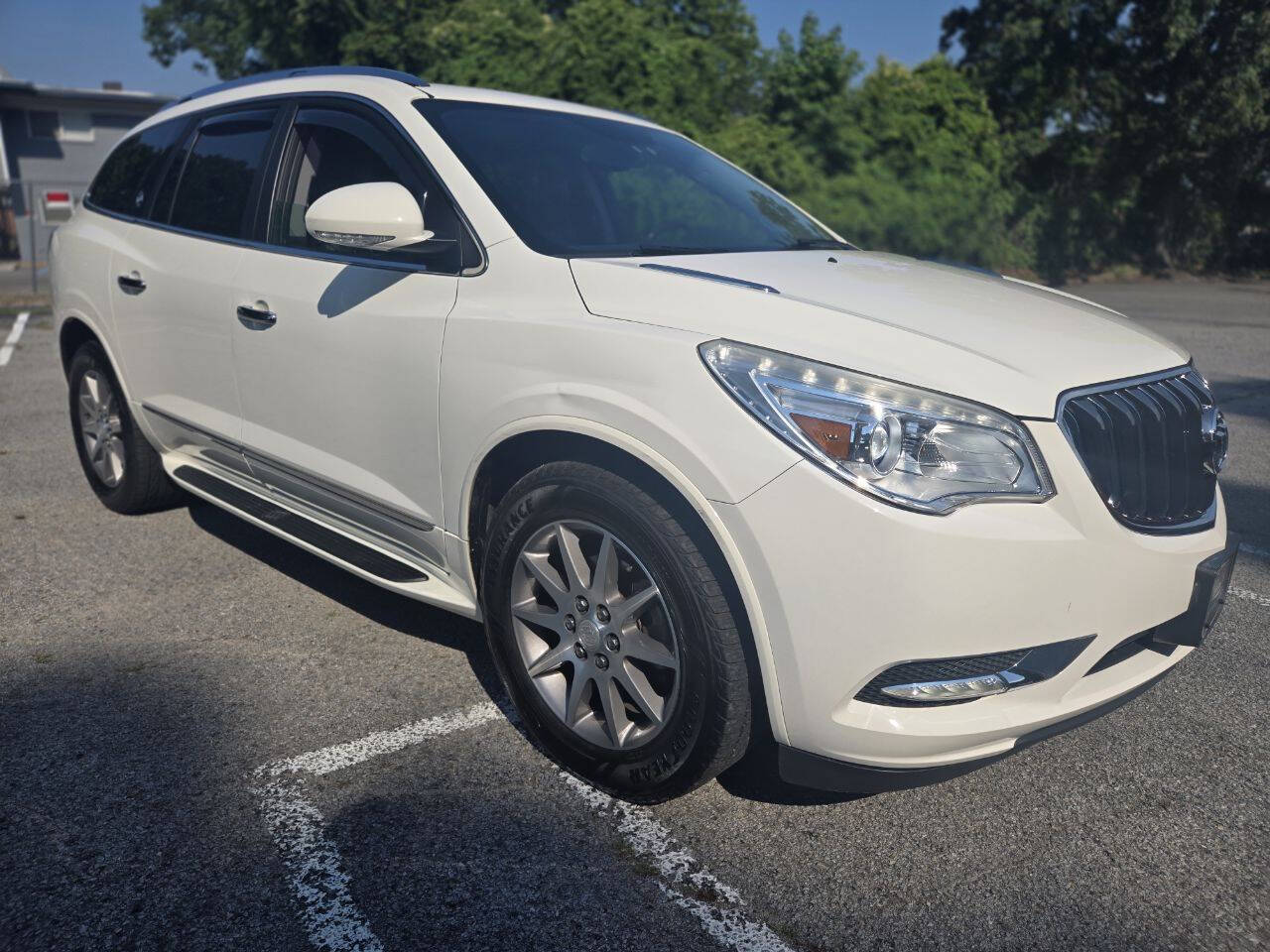 White 2014 Buick Enclave Leather AWD Leather 4dr Crossover 35
