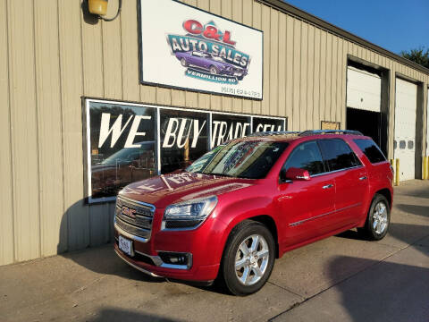 2013 GMC Acadia for sale at C&L Auto Sales in Vermillion SD