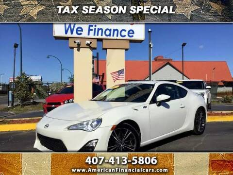 2015 Scion FR-S for sale at American Financial Cars in Orlando FL