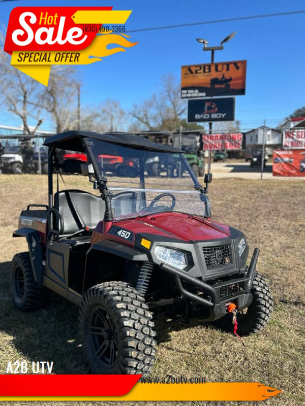 2024 HiSun SECTOR 450 4X4 for sale at A2B UTV in Floresville TX