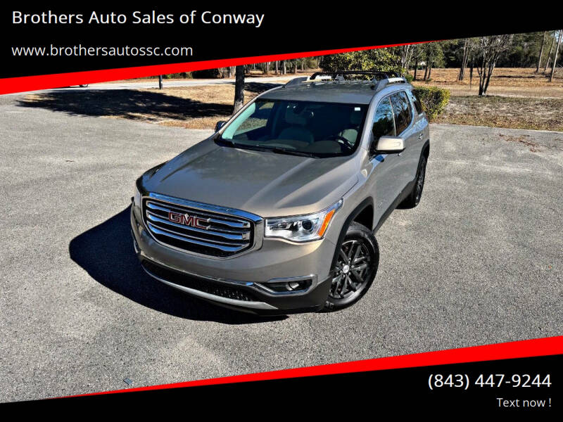 2019 GMC Acadia for sale at Brothers Auto Sales of Conway in Conway SC