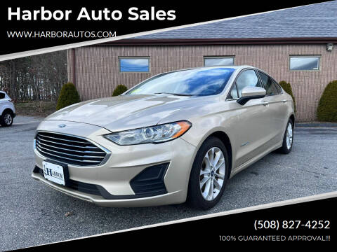 2019 Ford Fusion Hybrid for sale at Harbor Auto Sales in Hyannis MA