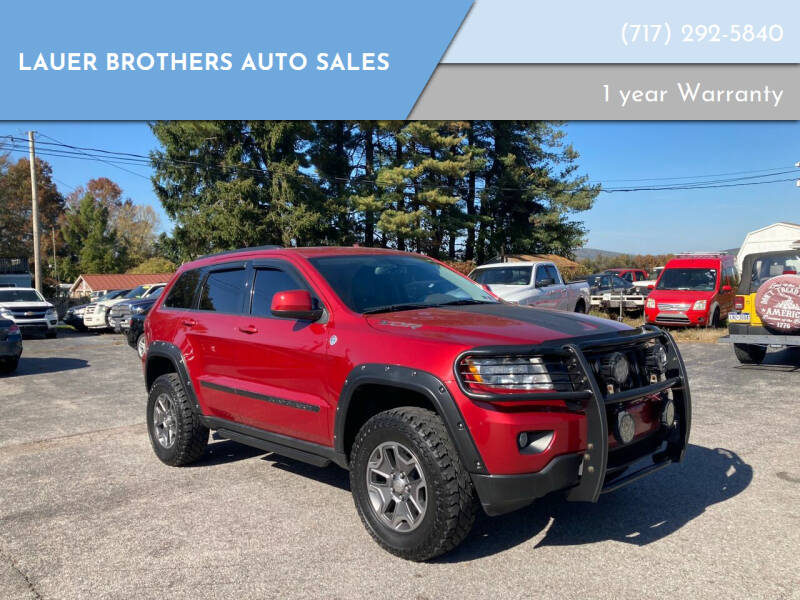 2011 Jeep Grand Cherokee for sale at LAUER BROTHERS AUTO SALES in Dover PA
