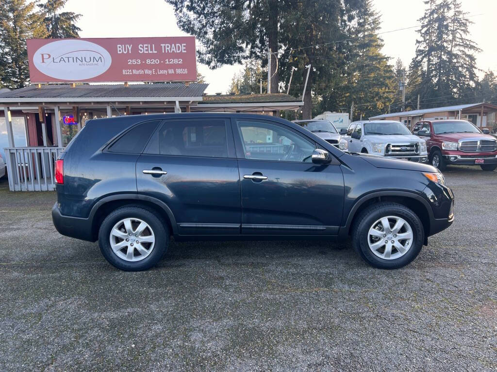 2013 Kia Sorento for sale at PLATINUM AUTO SALES INC in Lacey, WA