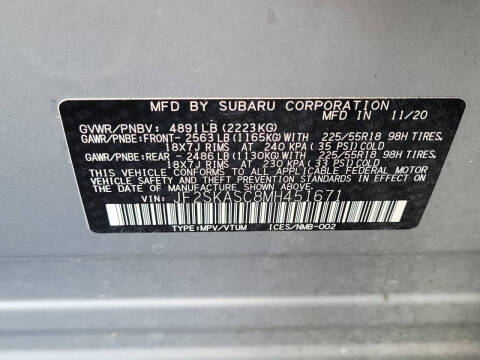 2021 Subaru Forester Limited