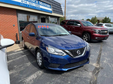 2017 Nissan Sentra for sale at Corner Choice Motors in West Allis WI