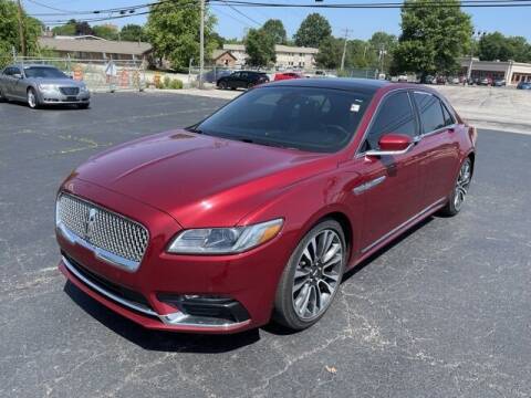 2019 Lincoln Continental for sale at MATHEWS FORD in Marion OH
