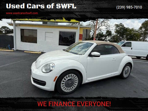 2013 Volkswagen Beetle Convertible for sale at Used Cars of SWFL in Fort Myers FL