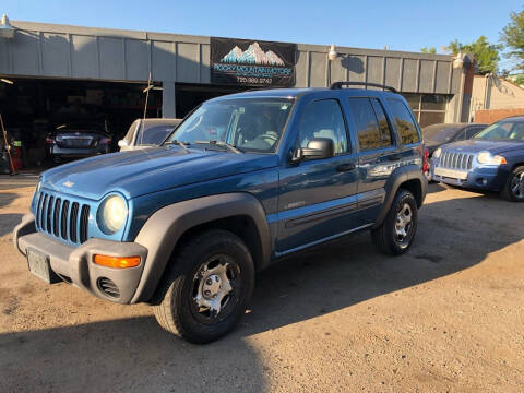 2004 Jeep Liberty for sale at Rocky Mountain Motors LTD in Englewood CO