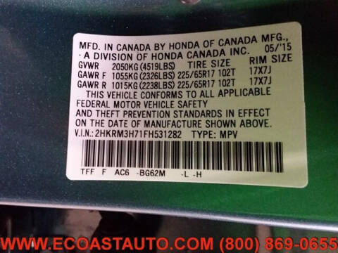 2015 Honda CR-V EX-L