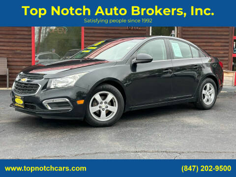 2016 Chevrolet Cruze Limited for sale at Top Notch Auto Brokers, Inc. in McHenry IL