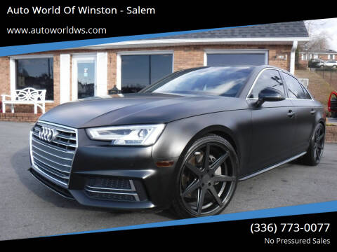 2018 Audi A4 for sale at Auto World Of Winston - Salem in Winston Salem NC