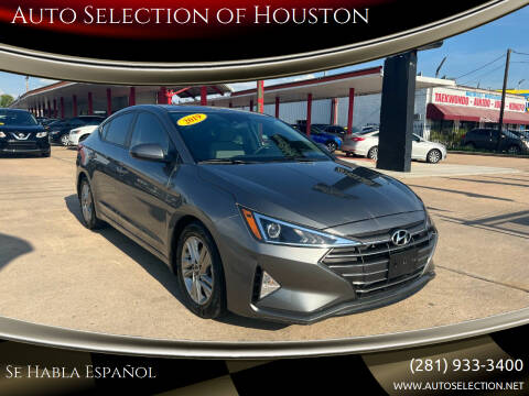 2020 Hyundai Elantra for sale at Auto Selection of Houston in Houston TX