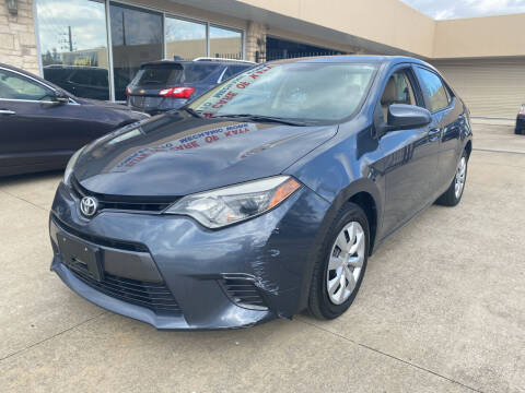 2016 Toyota Corolla for sale at Houston Auto Gallery in Katy TX