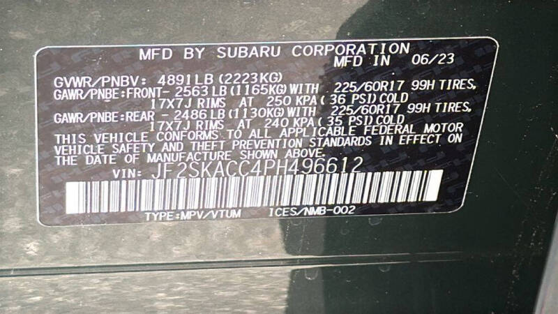 2023 Subaru Forester