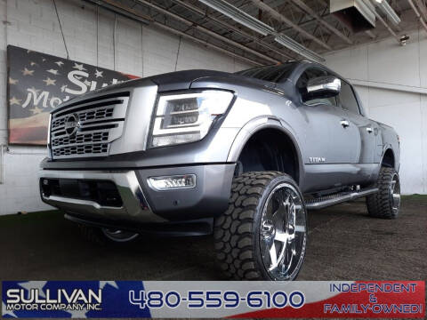 2021 Nissan Titan for sale at SULLIVAN MOTOR COMPANY INC. in Mesa AZ