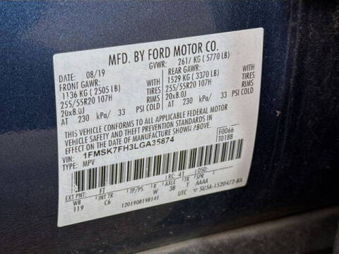 2020 Ford Explorer Limited