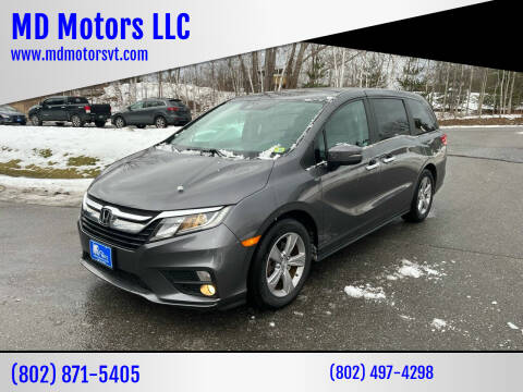 2018 Honda Odyssey for sale at MD Motors LLC in Williston VT