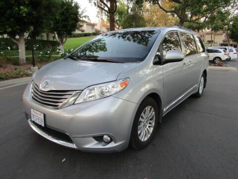 2015 Toyota Sienna for sale at E MOTORCARS in Fullerton CA