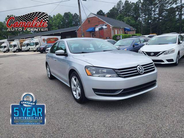 2013 Volkswagen Passat for sale at Complete Auto Center , Inc in Raleigh NC
