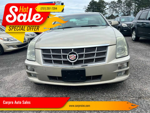 2008 Cadillac STS for sale at Carpro Auto Sales in Chesapeake VA