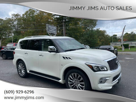 2017 Infiniti QX80 for sale at Jimmy Jims Auto Sales in Tabernacle NJ