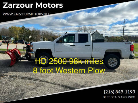 2017 Chevrolet Silverado 2500HD for sale at Zarzour Motors in Chesterland OH