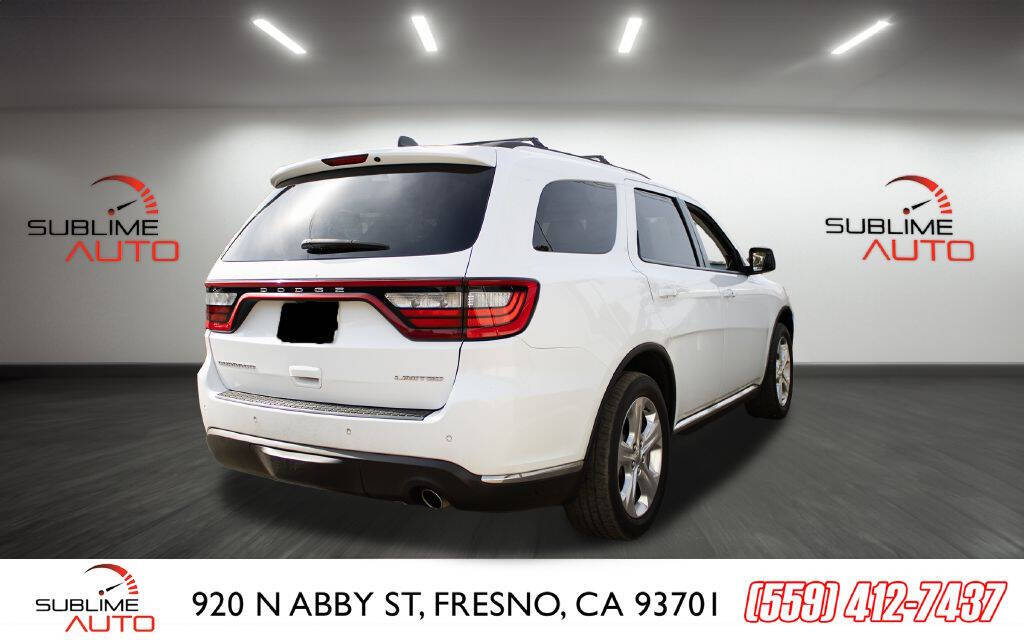 2014 Dodge Durango for sale at SUBLIME AUTO in Fresno, CA