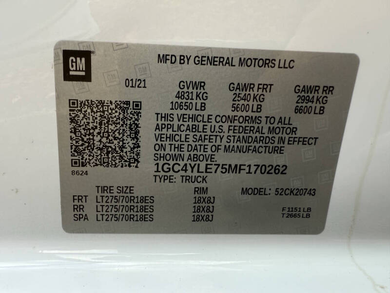 2021 Chevrolet Silverado 2500HD Work Truck