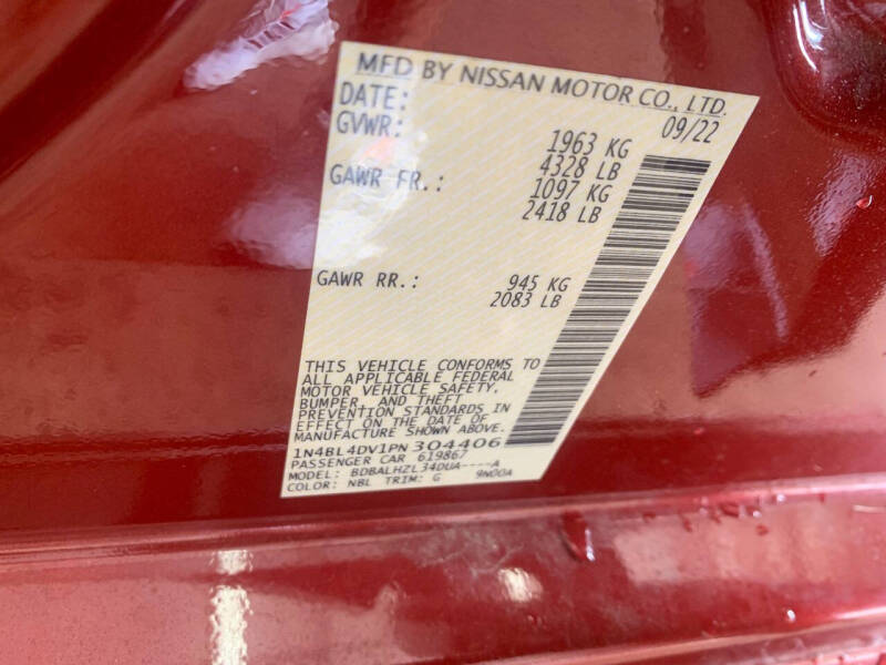 2023 Nissan Altima 2.5 SV